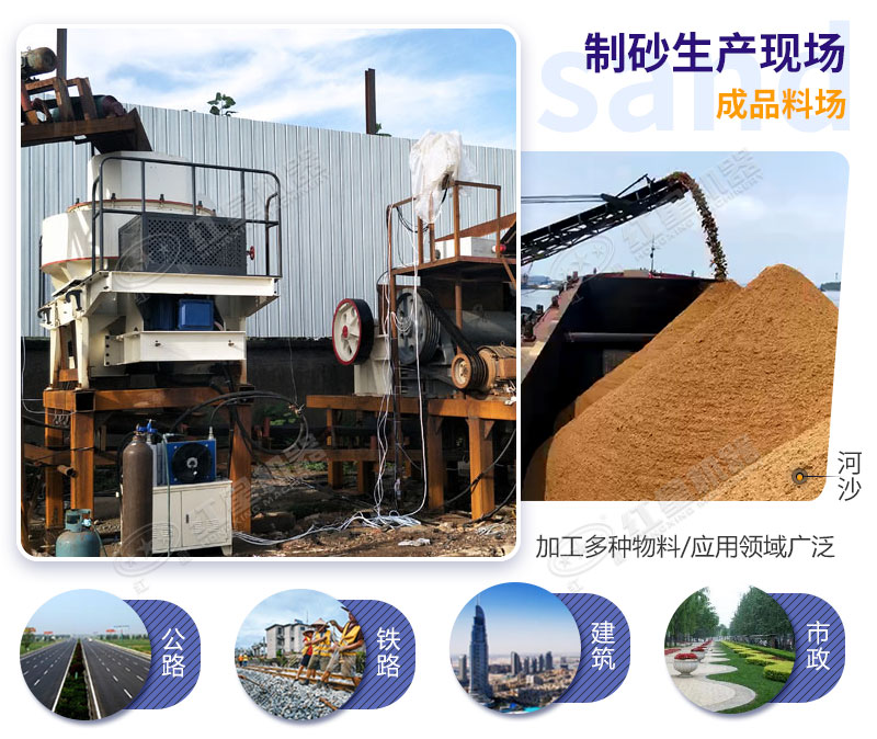 制砂生產(chǎn)線成品質(zhì)量高、效益高